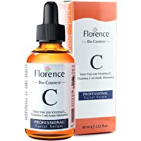 Los mejores  - 60ml Bio Sérum Facial con Vitamina C- E- Ácido Hialurónico puro 100% orgánico.Suero Vegano con Ingredientes Antiedad…